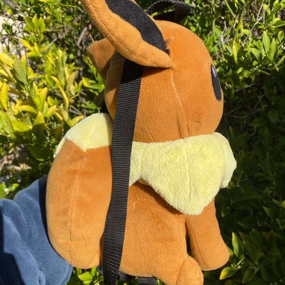 Pokemon Eevee Plush Stuffed Animal Backpack Bag FAB Starpoint NY 2016 12.5" - Picture 9 of 16